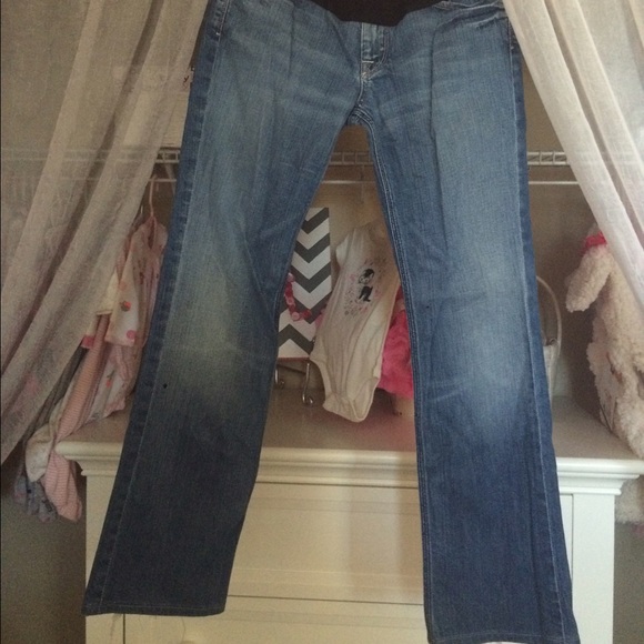 Maternity 7 for all mankind jeans - Picture 3 of 4