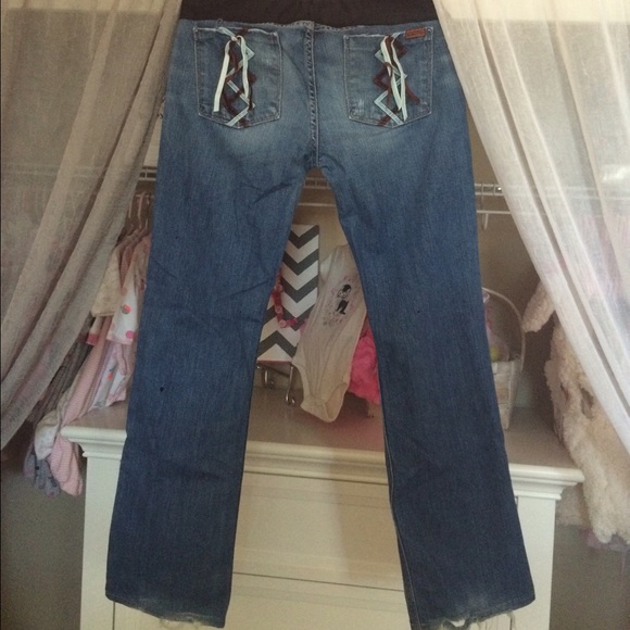 Maternity 7 for all mankind jeans - Picture 4 of 4