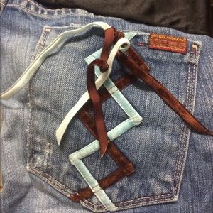 Maternity 7 for all mankind jeans