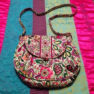 Vera Bradley Saddle Up Handbag in Viva La Vera