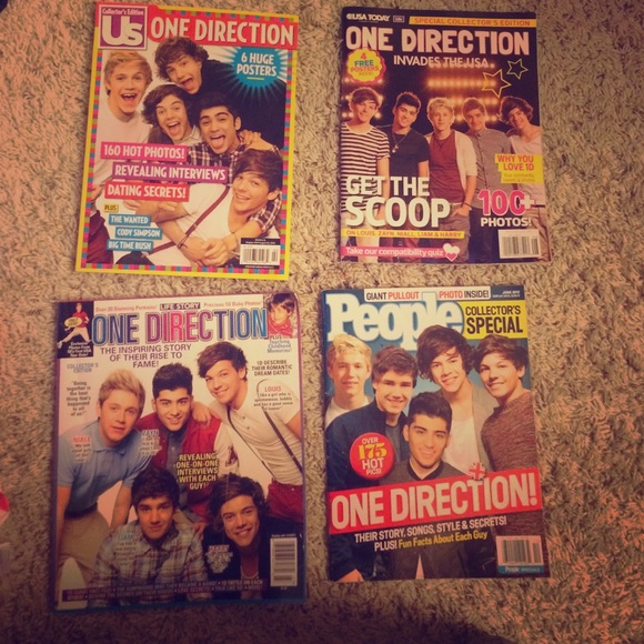 ONE DIRECTION COLLECTORS MAGAZINES/BOOKS