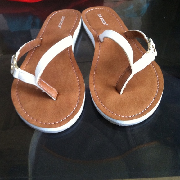 White sandals new