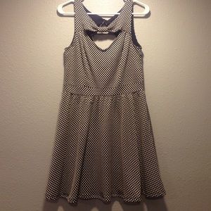 Cute & Sexy Polka Dot Key Hole Dress