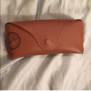 Tan Ray-ban eye glass case!
