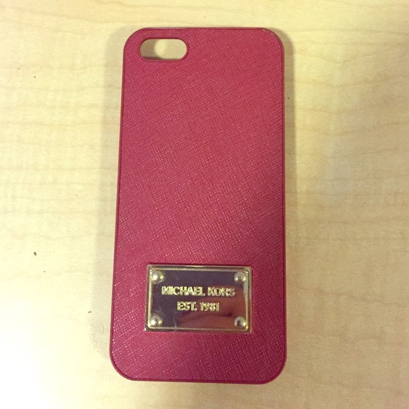 Beautiful red Michael Kors iPhone 5 case