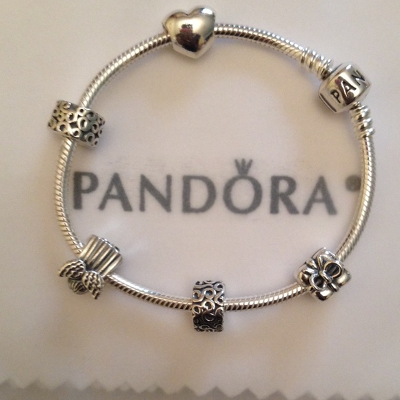 🚫SOLD🚫Pandora Heavenly Present Charm Bracelet - Picture 2 of 4