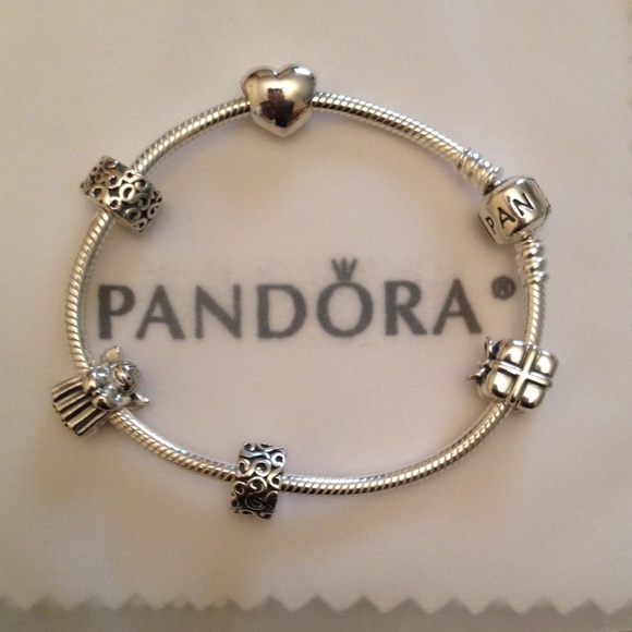 🚫SOLD🚫Pandora Heavenly Present Charm Bracelet - Picture 3 of 4