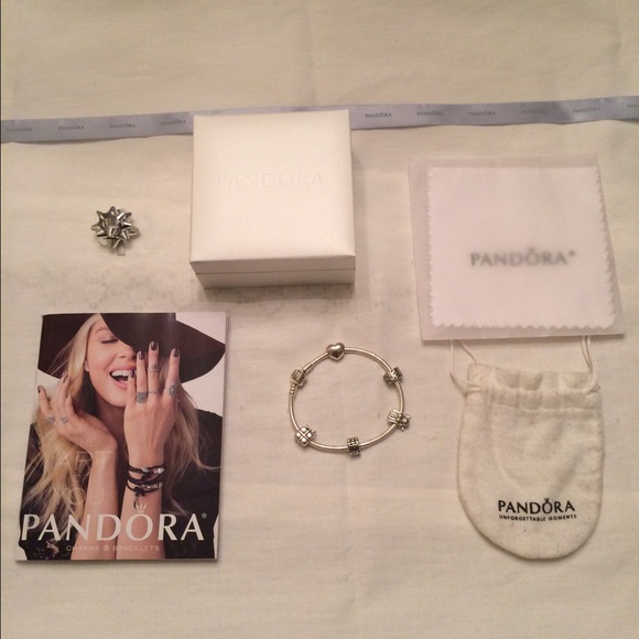 🚫SOLD🚫Pandora Heavenly Present Charm Bracelet - Picture 4 of 4