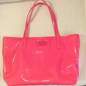 Kate Spade Small Coal perforated tote bag