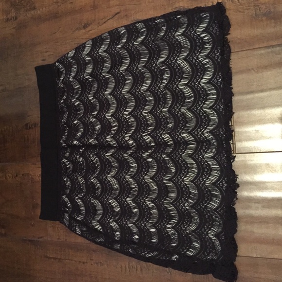 Free People black skirt