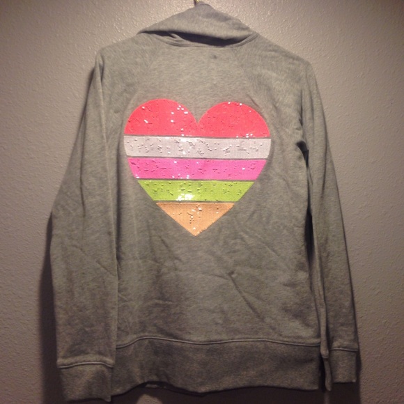NEW Victoria's Secret Sequined Hoodie