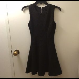 elegant rose black dress