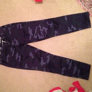 purple grey & blue camo skinny khakis