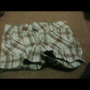Plaid shorts