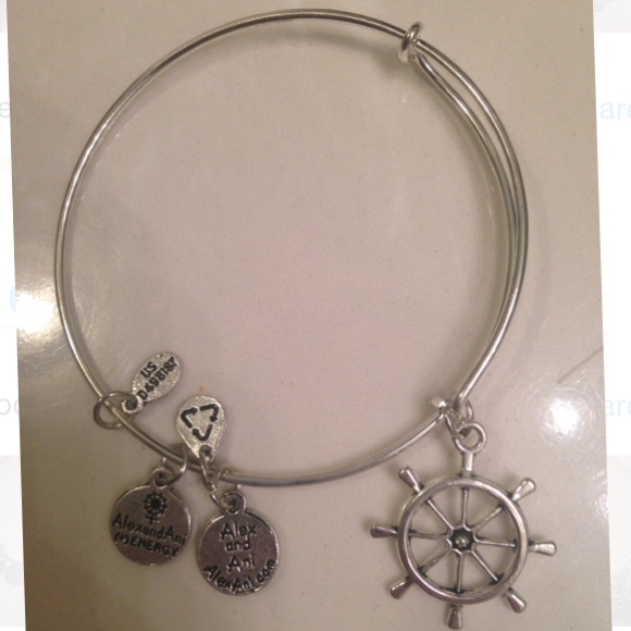 Alex and Ani Jewelry - Rudder bangle- silver