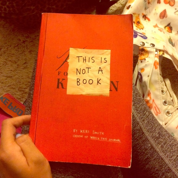 "this is not a book" journal by keri smith