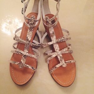 Dolce Vita snakeskin sandals