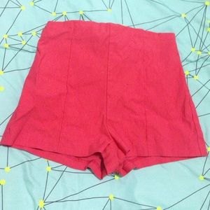 Charlotte Russe High Waisted Coral Shorts