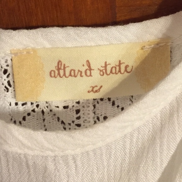 White Long Tank- NWOT - Picture 2 of 2