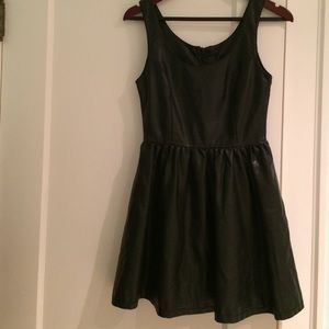 Black Leather Dress