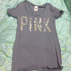Super Soft Grey Pink T-Shirt