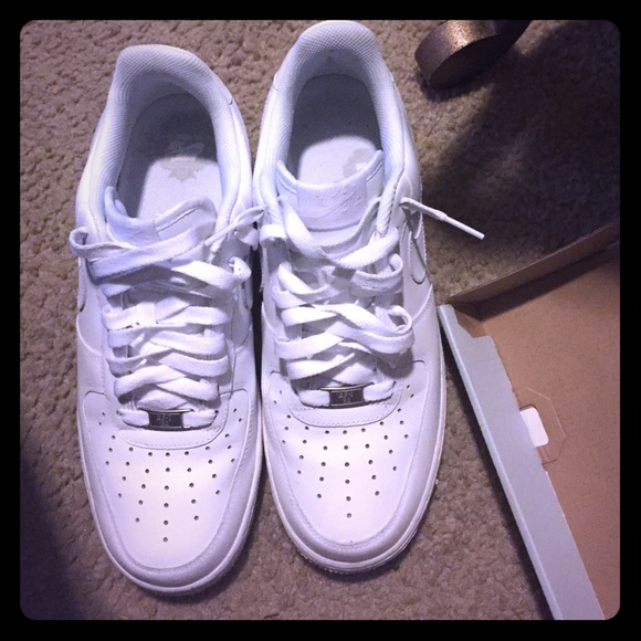 Nike Shoes - All white Air Force Ones