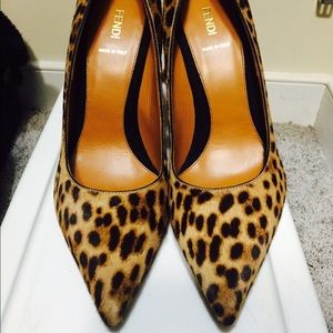 BRAND New Pony Hair Fendi Pumps