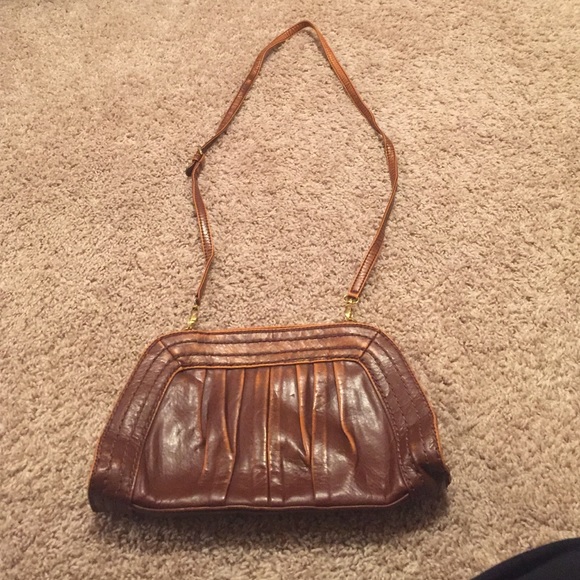 Faux Leather Cross Body Purse