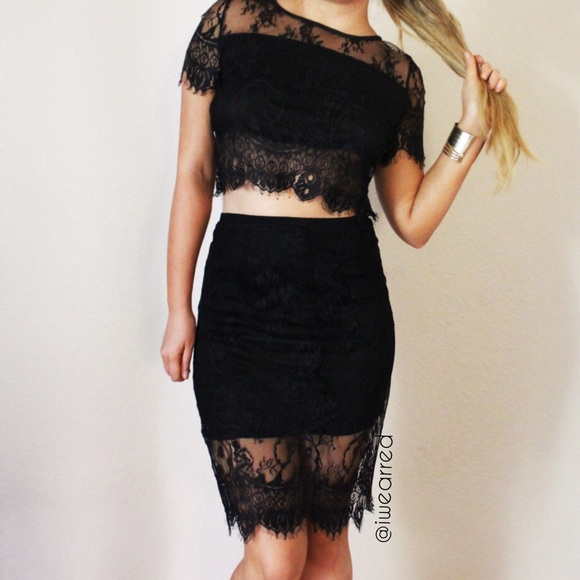 Dresses & Skirts - Black Two Pice Set. New!