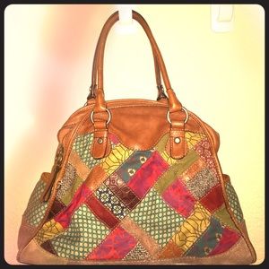 Fossil leather bag pictures updated with key