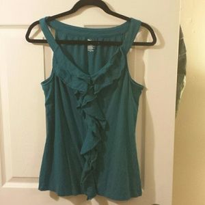 Gap Ruffle Front Top