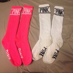 Bundle pink socks & nine west purse