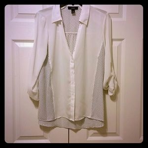 Alfani button up blouse