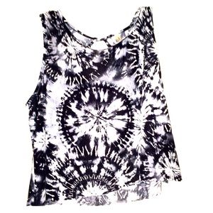 tie dyed crop top