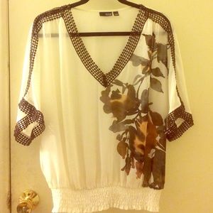 a.n.a chiffon blouse