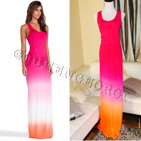 Young Fabulous Broke Hamptons Ombré Maxi