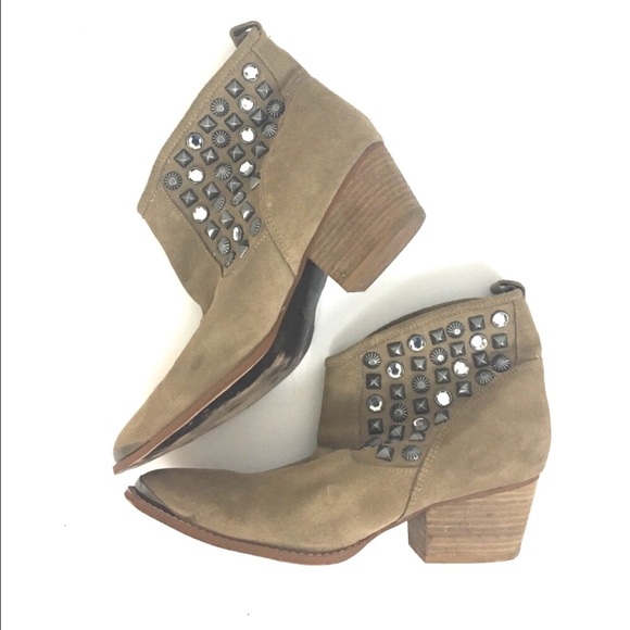 Chinese Laundry Shoes - Chinese laundry studded western ankle booties