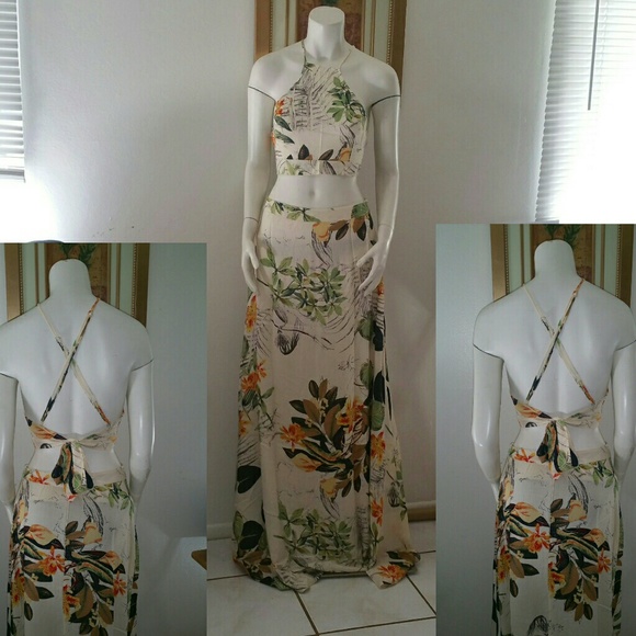 Josephine Floral 2 Piece Dress - Picture 4 of 4