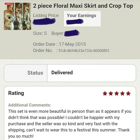 Josephine Floral 2 Piece Dress - Picture 3 of 4