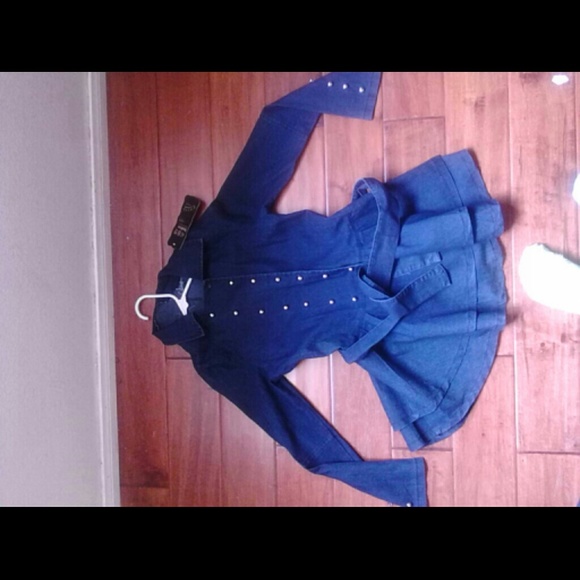 💡HOT SALE HURRY💡Jean peplum jacket