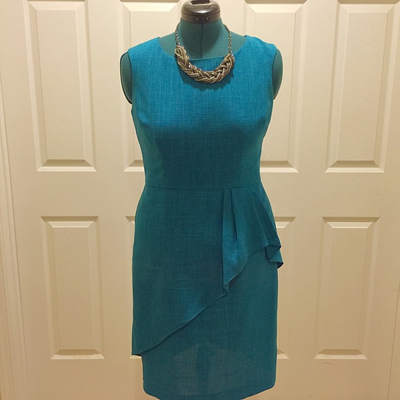 Turquoise Business Dress