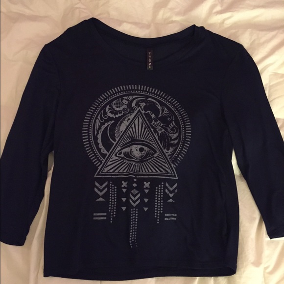 Tilly's Tops - Dark blue shirt