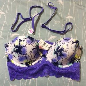 Victoria Secret PINK Lace Corset Bustier Bralette