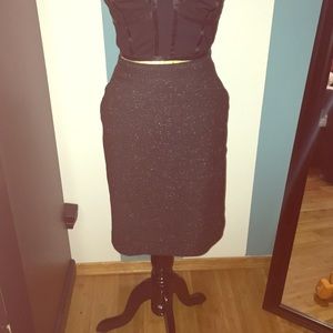 Halogen Tweed Pencil Skirt