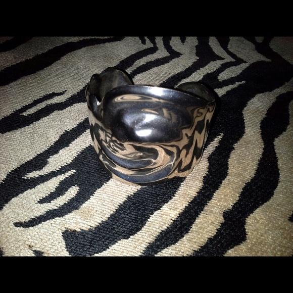 Sterling Silver  cuff bracelet w polishing cloth