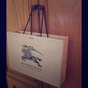 Burberry paper bag