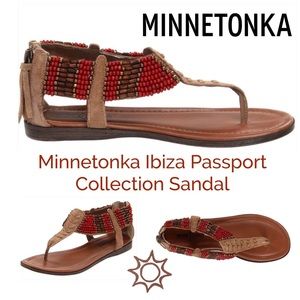 Minnetonka Ibiza Passport Collection Sandal