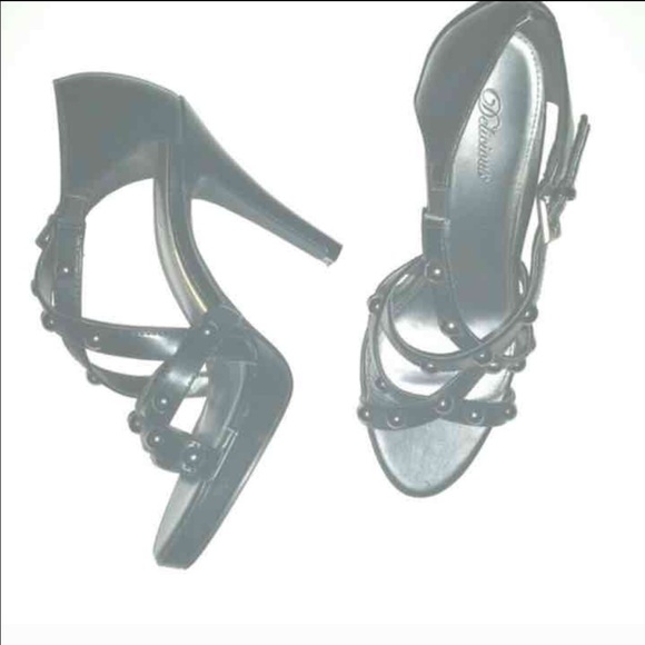 Black Sexy Heels Strappy