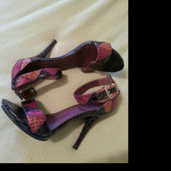 Snakeskin heels