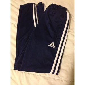 Navy blue Adidas pants